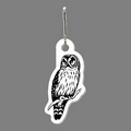 Zippy Clip - Perched Owl Tag W/ Clip Tab